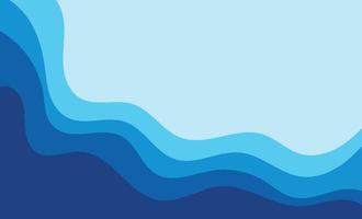 Wave blue  background vector wallpaper