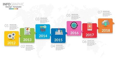SEO digital marketing concept with icons. vector