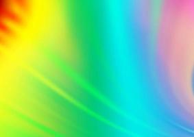 Light Multicolor, Rainbow vector blurred shine abstract template.