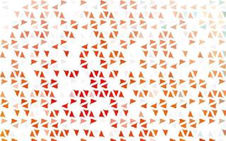 Light Red vector cover in polygonal style.