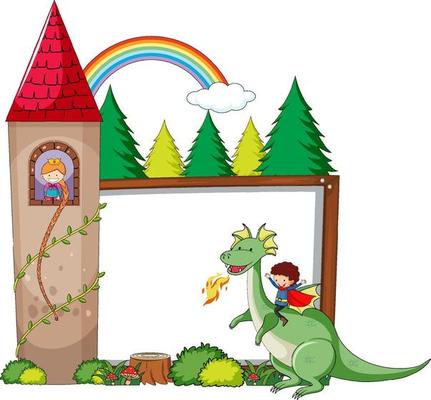 Fairy tale banner template