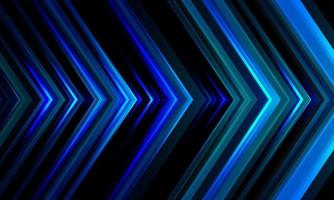 Abstract blue light arrow direction pattern futuristic technology vector