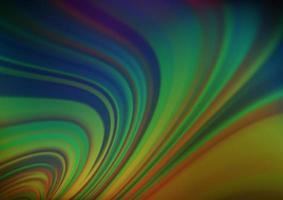 Dark Multicolor, Rainbow vector abstract background.