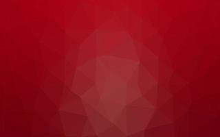 Light Red vector triangle mosaic template.