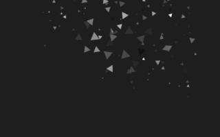 Light Silver, Gray vector backdrop with lines, triangles.