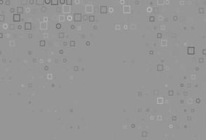 Light Silver, Gray vector background with circles, rectangles.