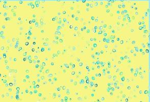 Light Blue, Yellow vector backdrop with dots.