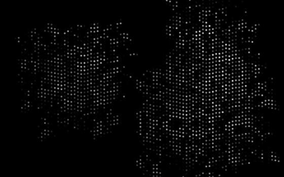 textura de vector gris plateado oscuro con discos.