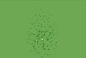 Light Green vector pattern with curved circles.