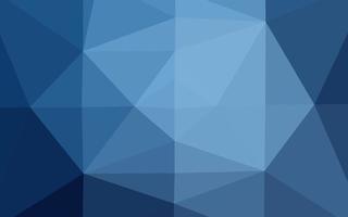 Light BLUE vector triangle mosaic cover.