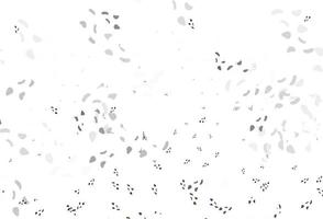 Light black vector pattern with chaotic shapes.
