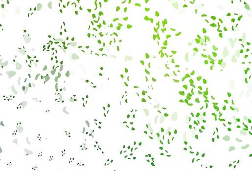 Light green vector texture with random forms.