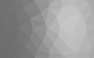 Light Silver, Gray vector triangle mosaic template.