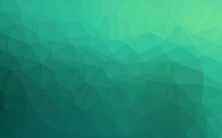 Light Green vector shining triangular pattern.