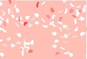 Light Green, Red vector background with abstract forms.