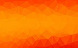 Light Orange vector triangle mosaic template.