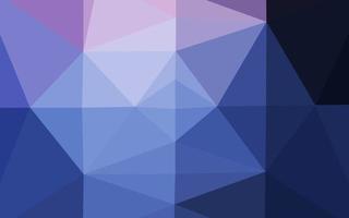 Dark Pink, Blue vector polygon abstract background.