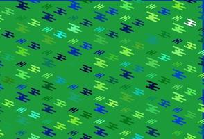 Light Green, Yellow vector template with repeated sticks.