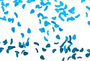 Light BLUE vector backdrop with abstract shapes.