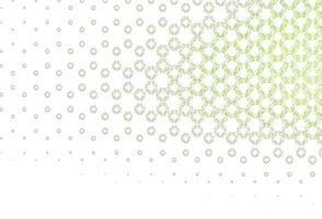 Light green vector pattern with spheres.