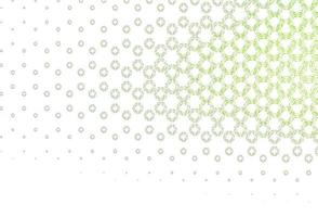 Light green vector pattern with spheres.