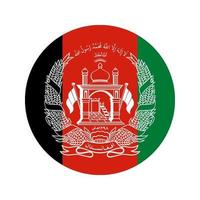 bandera de afganistán, icono, vector, aislado, impresión, ilustración vector