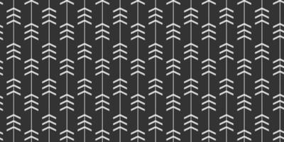 Seamless trendy arrow pattern. Geometric arrows vector