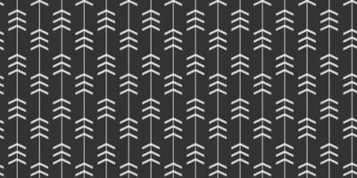 Seamless trendy arrow pattern. Geometric arrows vector