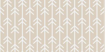 Seamless trendy arrow pattern. white arrows with scandinavian style vector