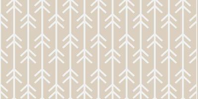 Seamless trendy arrow pattern. white arrows with scandinavian style vector