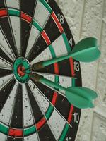 Goal game dart eye bull aspirations photo