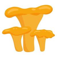 Mushroom. Element of autumn design. Vector cartoon style