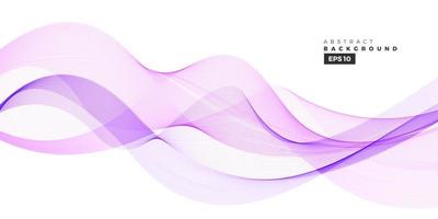 Abstract violet line wave vector background.