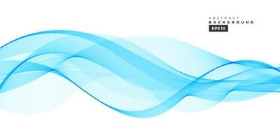 Abstract blue line wave vector backgrond.