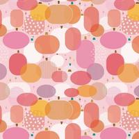 oval geometric pattern vector