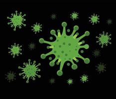 Corona Virus 2020 flat symbol template. covid-19 background vector