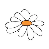 Flower for decoration, cartoon flower vector