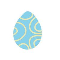 Easter egg - holiday decor for postcards vector