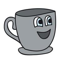 Cartoon cup - vector icon