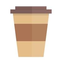 Cartoon cup - vector icon