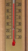 termómetro para temperatura del aire foto