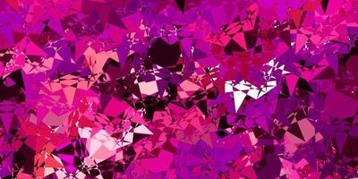 Light Pink vector pattern with polygonal shapes.