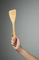 hand ladle turner salad big fork spoon kitchen photo