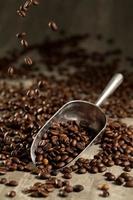 coffee beans good smell aroma drinking in morning for wake up photo