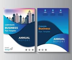 Annual Report  Layout design , Corporate Business Flyer Template