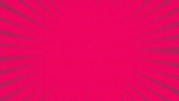 New abstract red comic zoom background with halftone vector