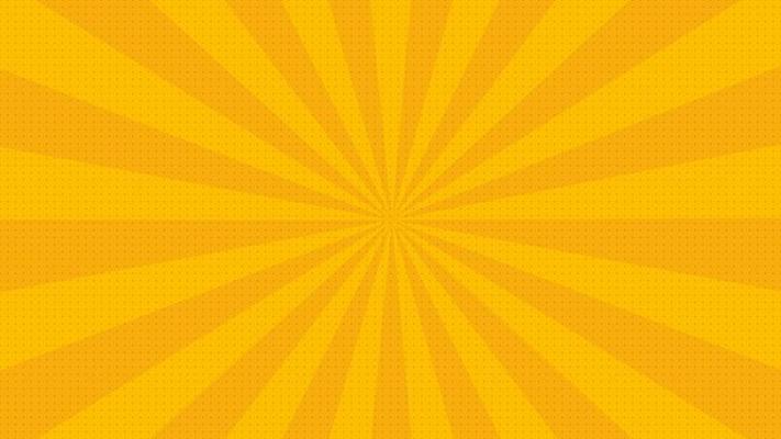 New abstract yellow comic zoom background