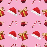 christmas object seamless background vector