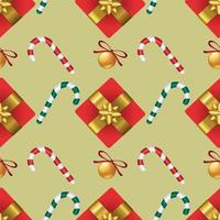 christmas object seamless art background vector