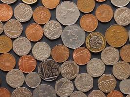 Pound coins, United Kingdom photo